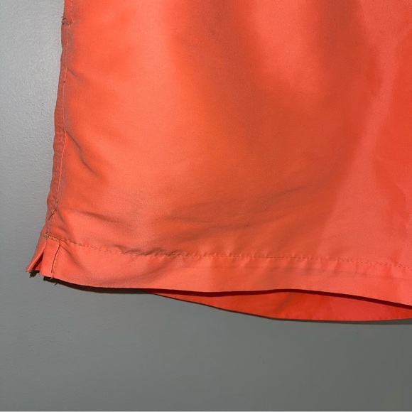 Chubbies Swim Trunks Men's Size Medium Neon Orange Bright Lined Shorts Swim - Picture 8 of 8